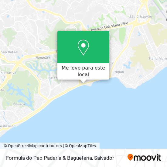Formula do Pao Padaria & Bagueteria mapa