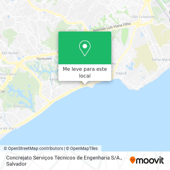 Concrejato Serviços Técnicos de Engenharia S / A. mapa