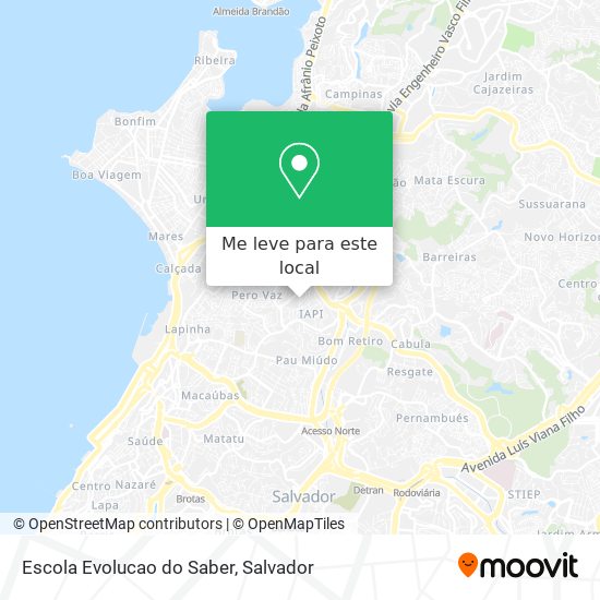 Escola Evolucao do Saber mapa