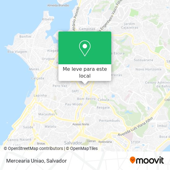Mercearia Uniao mapa