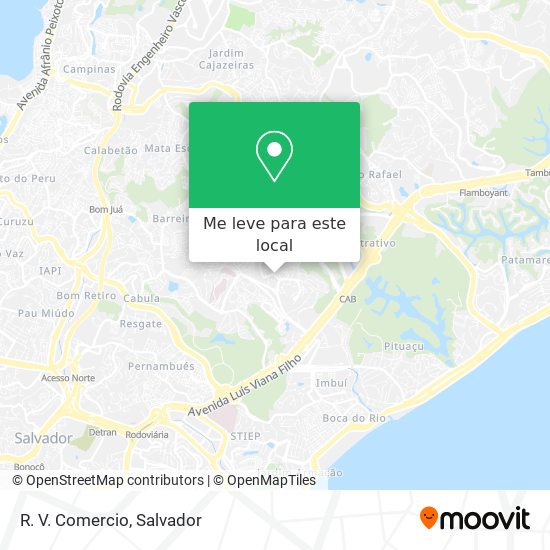 R. V. Comercio mapa