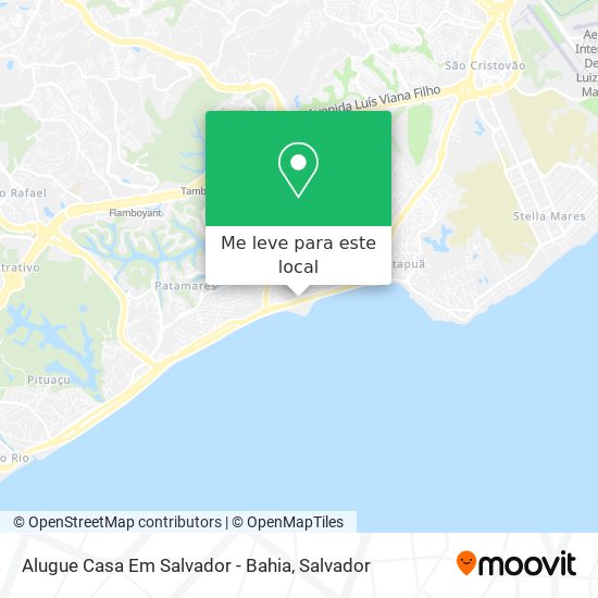 Alugue Casa Em Salvador - Bahia mapa