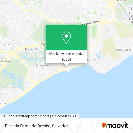 Pizzaria Forno do Brenha mapa