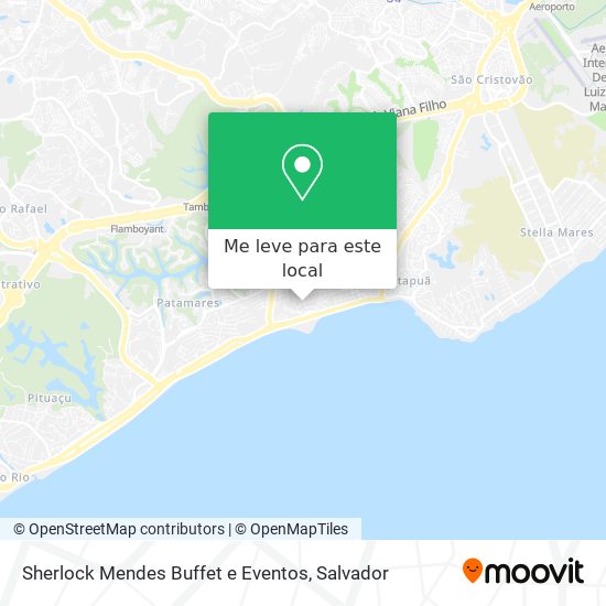 Sherlock Mendes Buffet e Eventos mapa