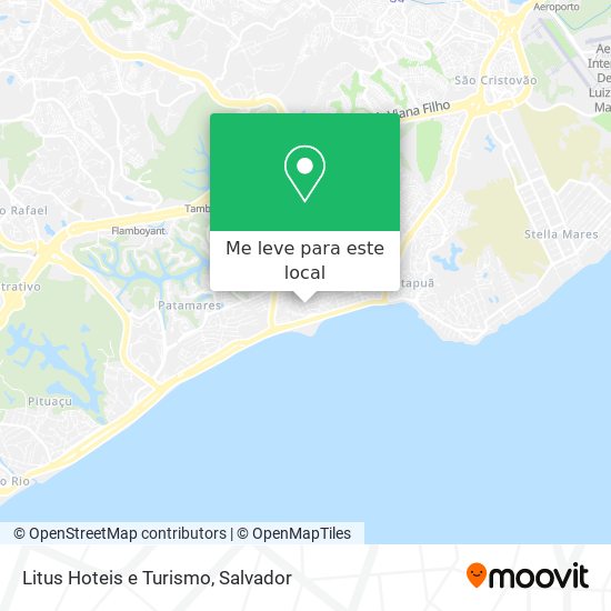 Litus Hoteis e Turismo mapa