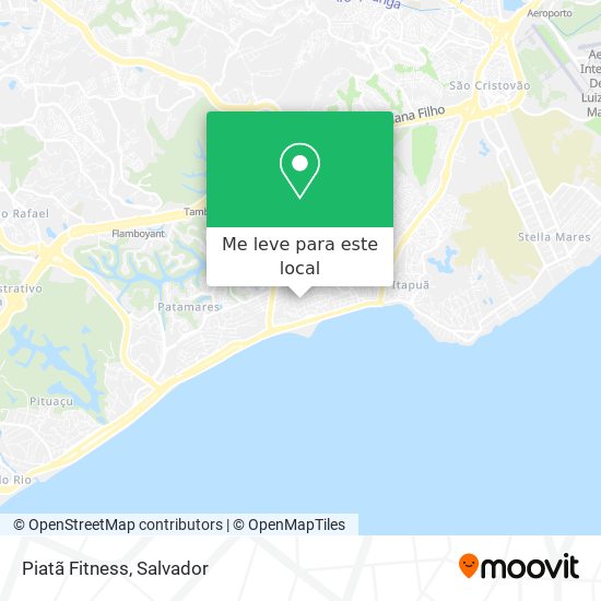 Piatã Fitness mapa