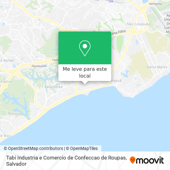 Tabi Industria e Comercio de Confeccao de Roupas mapa