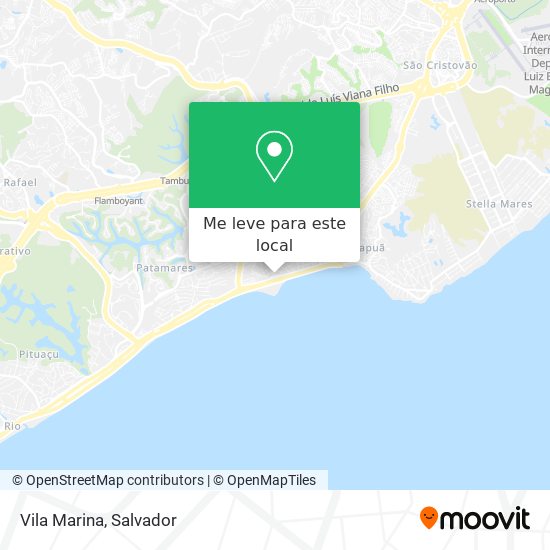 Vila Marina mapa