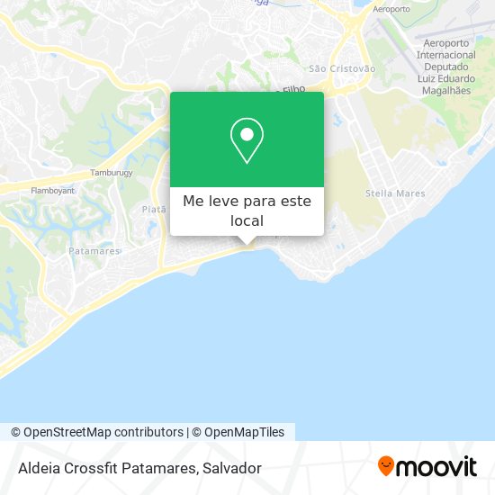 Aldeia Crossfit Patamares mapa