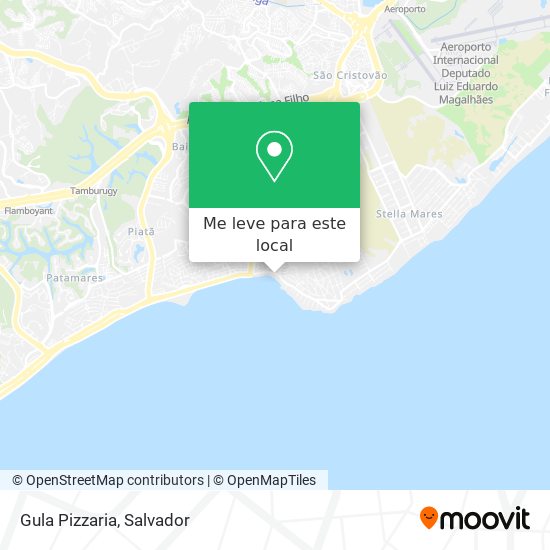 Gula Pizzaria mapa