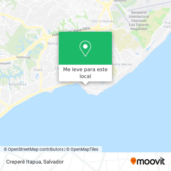 Creperê Itapua mapa