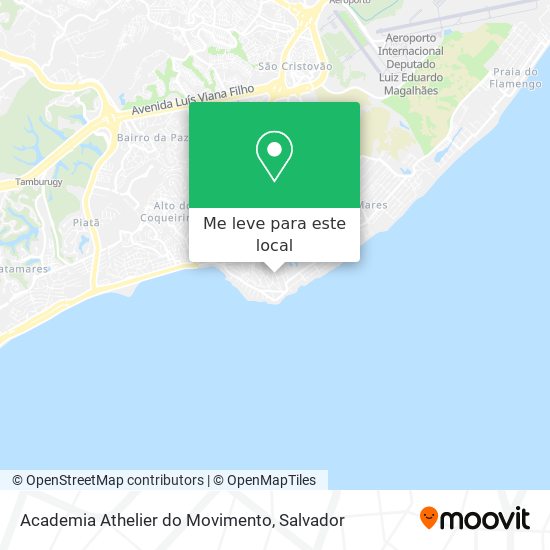 Academia Athelier do Movimento mapa