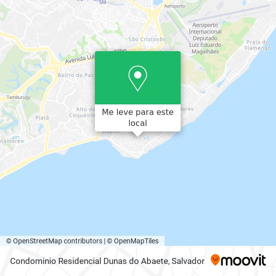 Condominio Residencial Dunas do Abaete mapa