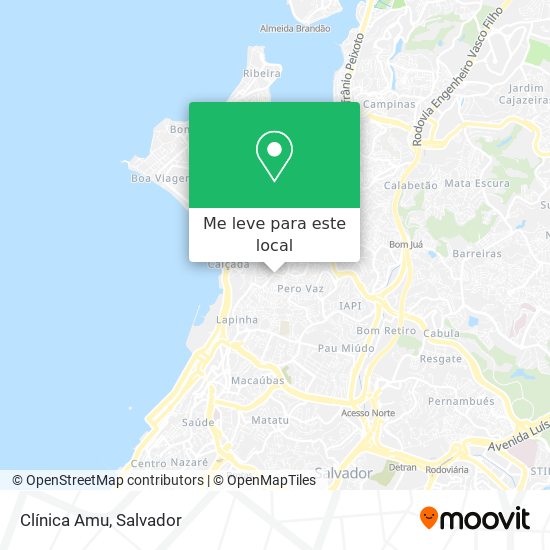 Clínica Amu mapa