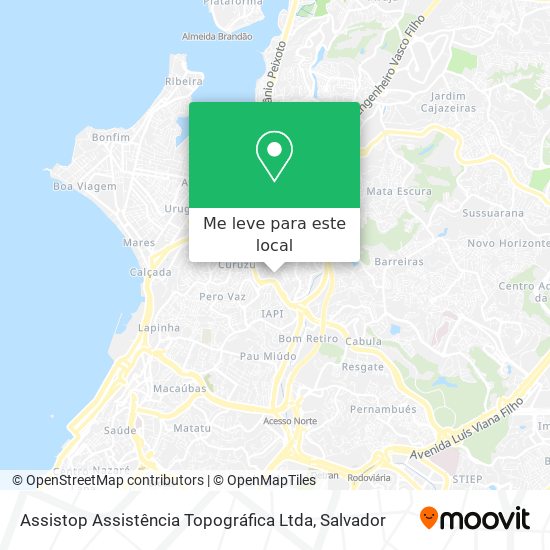 Assistop Assistência Topográfica Ltda mapa