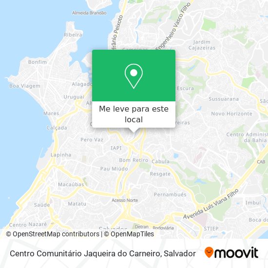 Centro Comunitário Jaqueira do Carneiro mapa