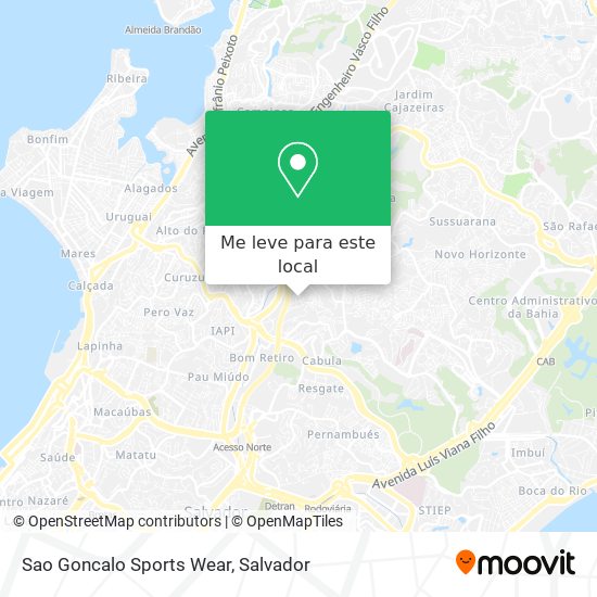 Sao Goncalo Sports Wear mapa
