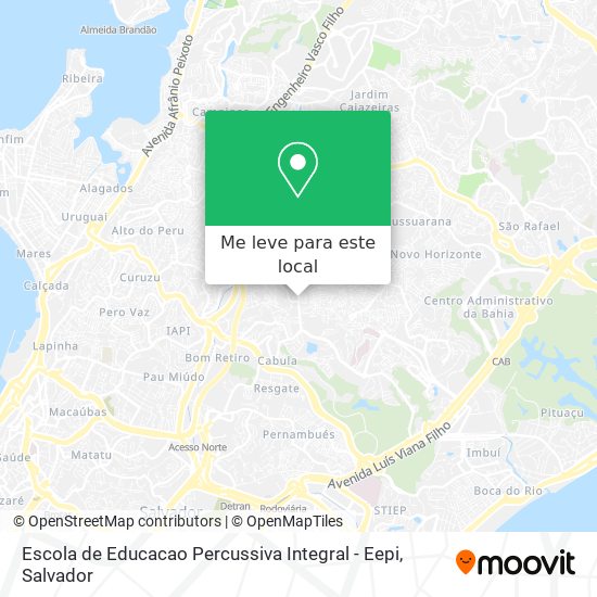 Escola de Educacao Percussiva Integral - Eepi mapa
