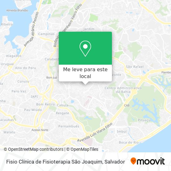 Fisio Clínica de Fisioterapia São Joaquim mapa
