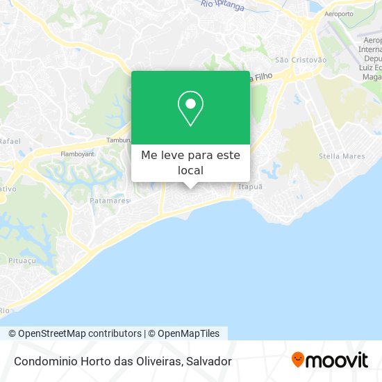 Condominio Horto das Oliveiras mapa