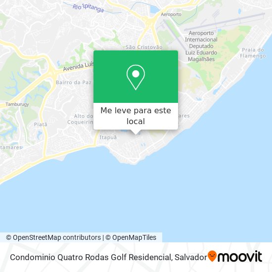 Condominio Quatro Rodas Golf Residencial mapa