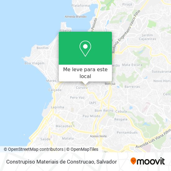Construpiso Materiais de Construcao mapa