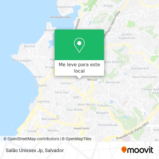 Salão Unissex Jp mapa