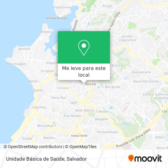 Unidade Básica de Saúde mapa