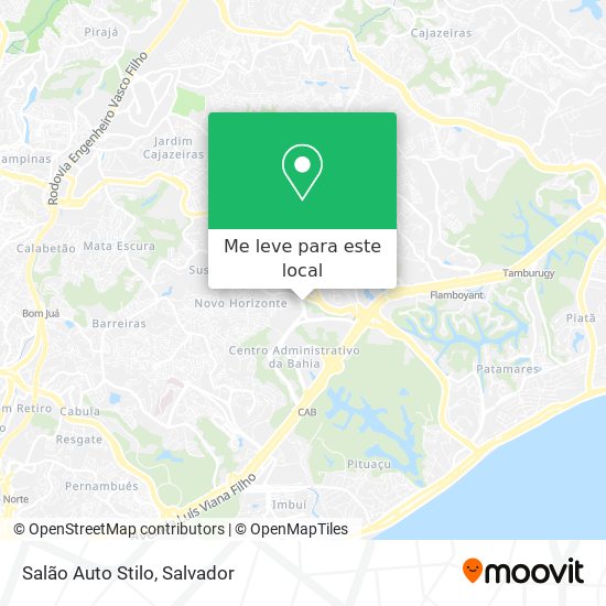 Salão Auto Stilo mapa