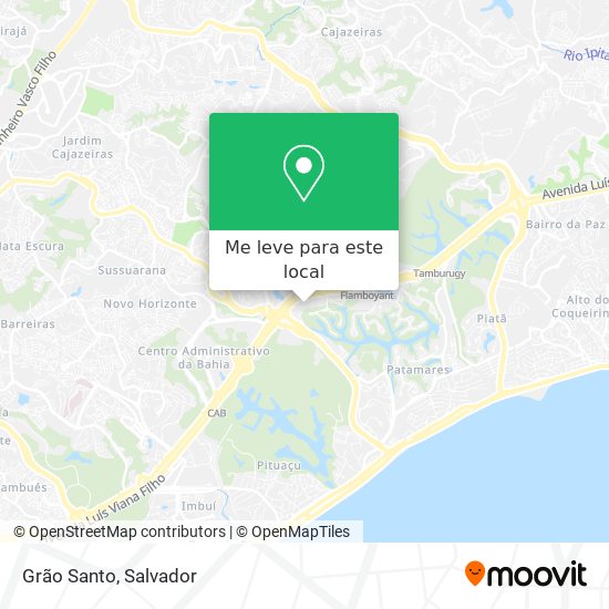 Grão Santo mapa