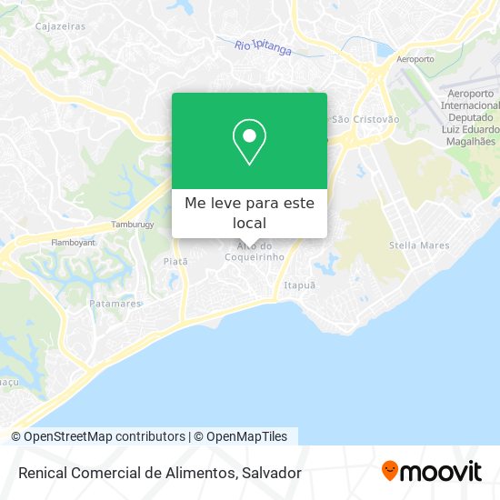 Renical Comercial de Alimentos mapa