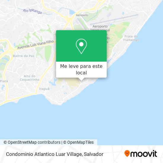 Condominio Atlantico Luar Village mapa