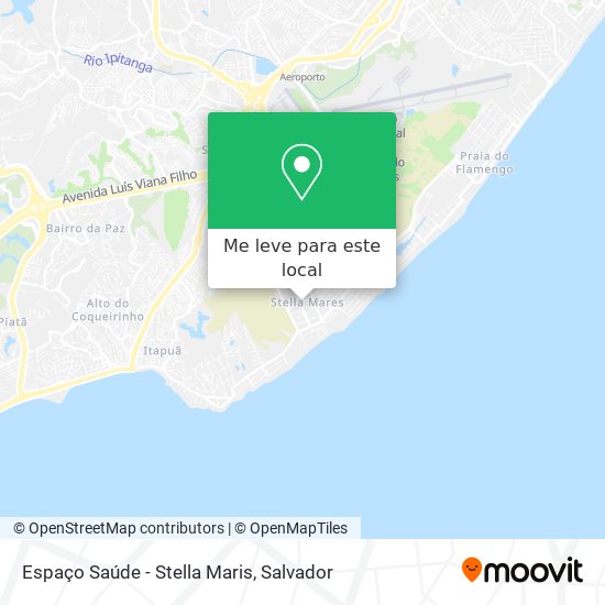Espaço Saúde - Stella Maris mapa