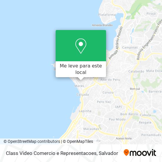 Class Video Comercio e Representacoes mapa