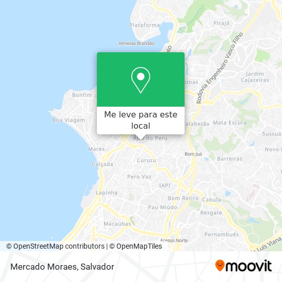 Mercado Moraes mapa