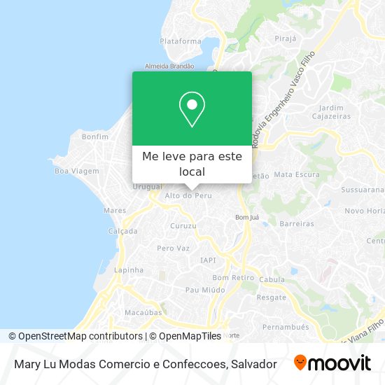 Mary Lu Modas Comercio e Confeccoes mapa