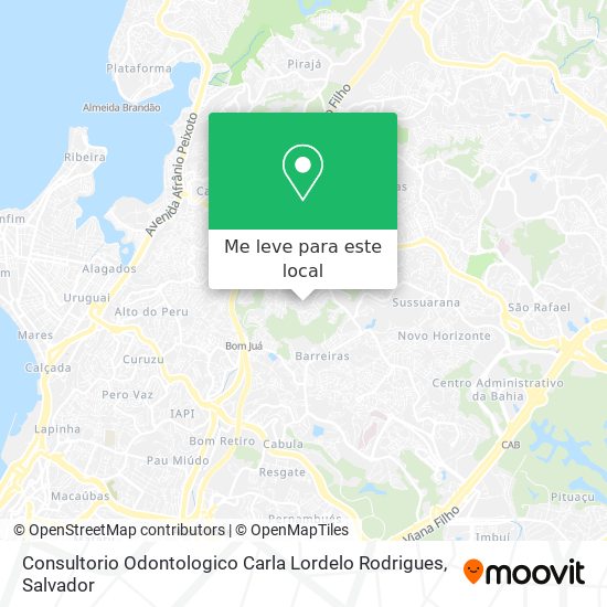 Consultorio Odontologico Carla Lordelo Rodrigues mapa
