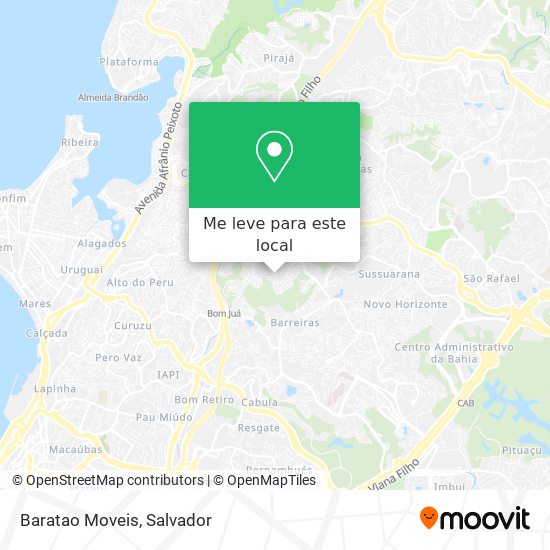 Baratao Moveis mapa