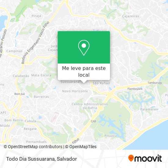 Todo Dia Sussuarana mapa