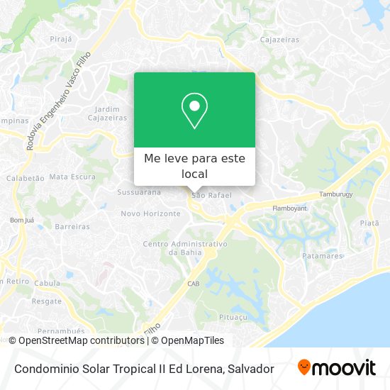 Condominio Solar Tropical II Ed Lorena mapa