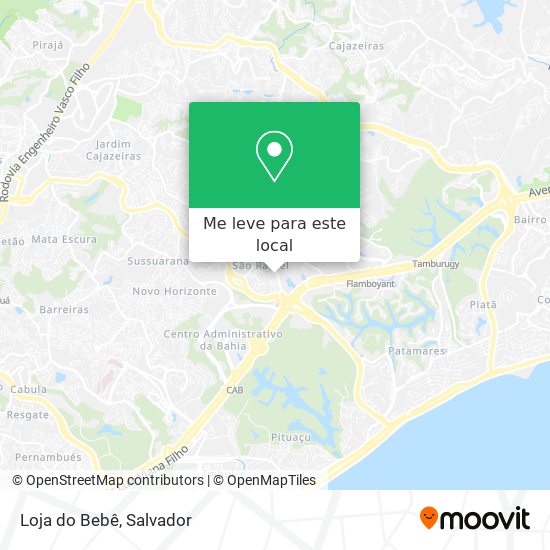 Loja do Bebê mapa