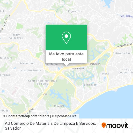 Ad Comercio De Materiais De Limpeza E Servicos mapa