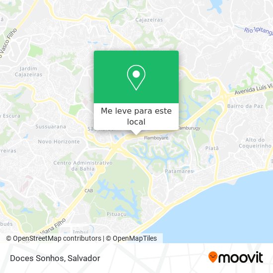 Doces Sonhos mapa