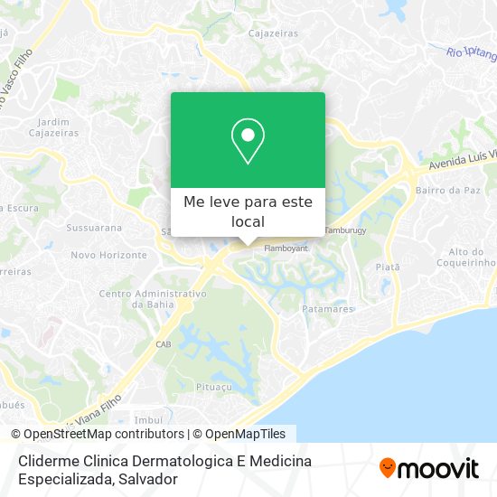 Cliderme Clinica Dermatologica E Medicina Especializada mapa