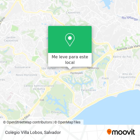 Colégio Villa Lobos mapa