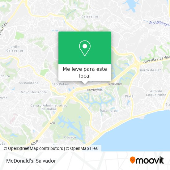 McDonald's mapa