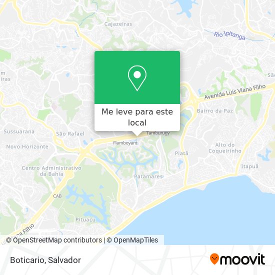 Boticario mapa
