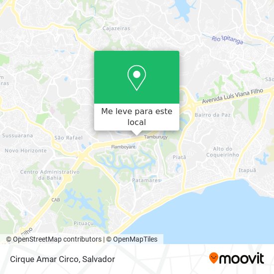 Cirque Amar Circo mapa