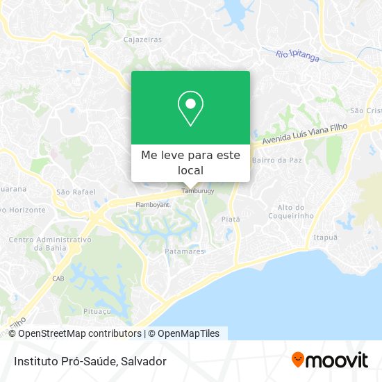 Instituto Pró-Saúde mapa