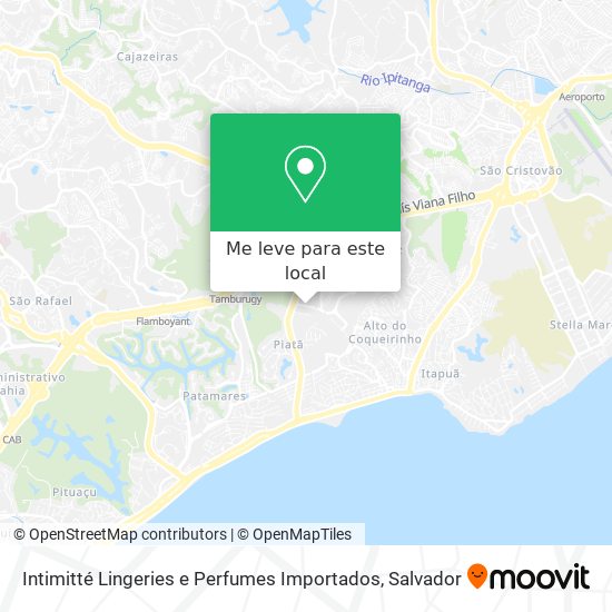 Intimitté Lingeries e Perfumes Importados mapa